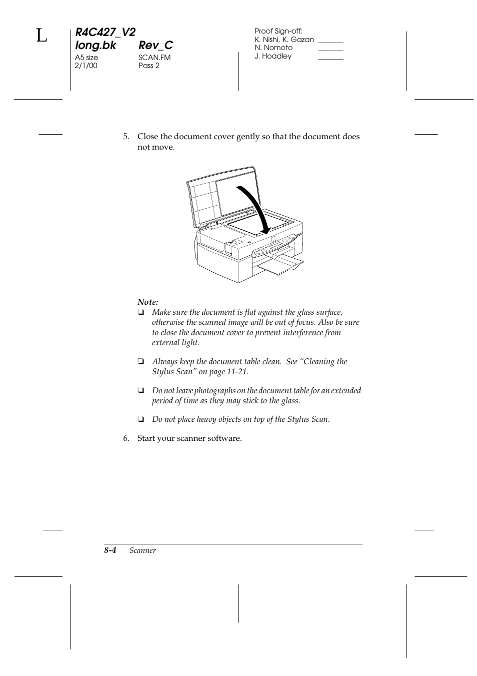 Epson Stylus Scan 2500 User Manual | Page 109 / 293