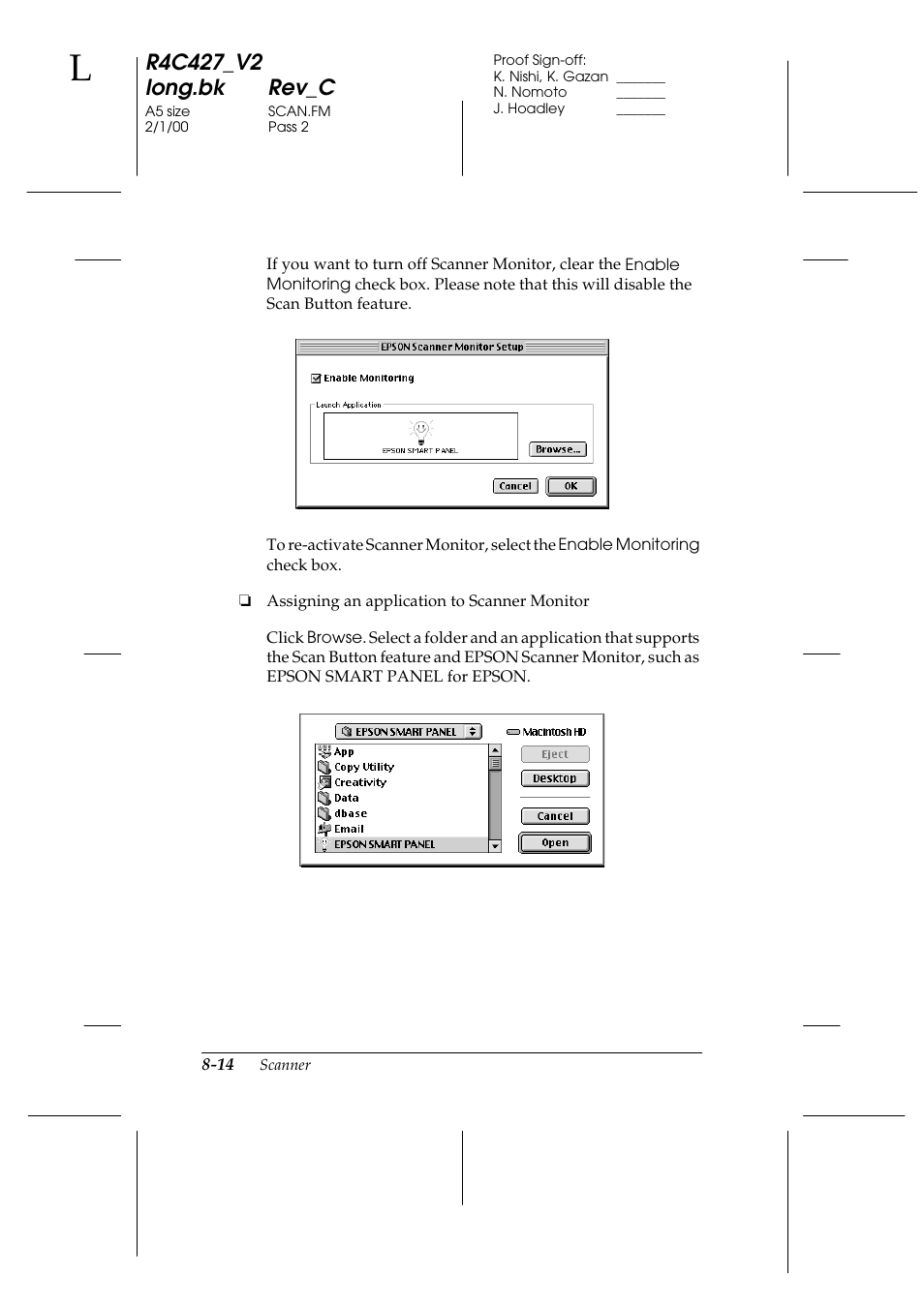 Epson Stylus Scan 2500 User Manual | Page 119 / 293