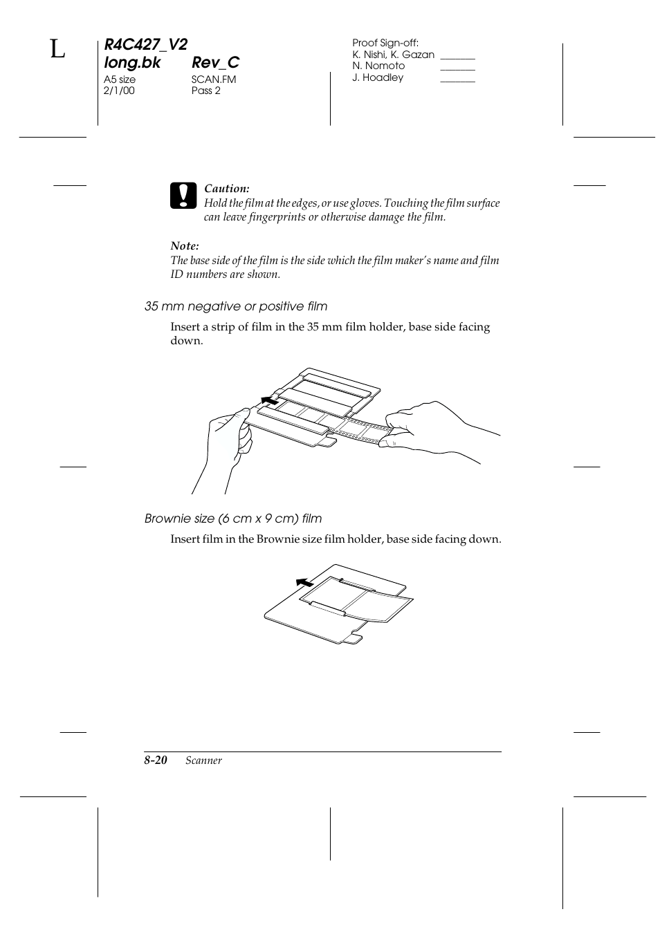 Epson Stylus Scan 2500 User Manual | Page 125 / 293