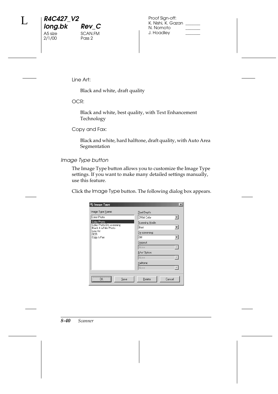 Epson Stylus Scan 2500 User Manual | Page 145 / 293