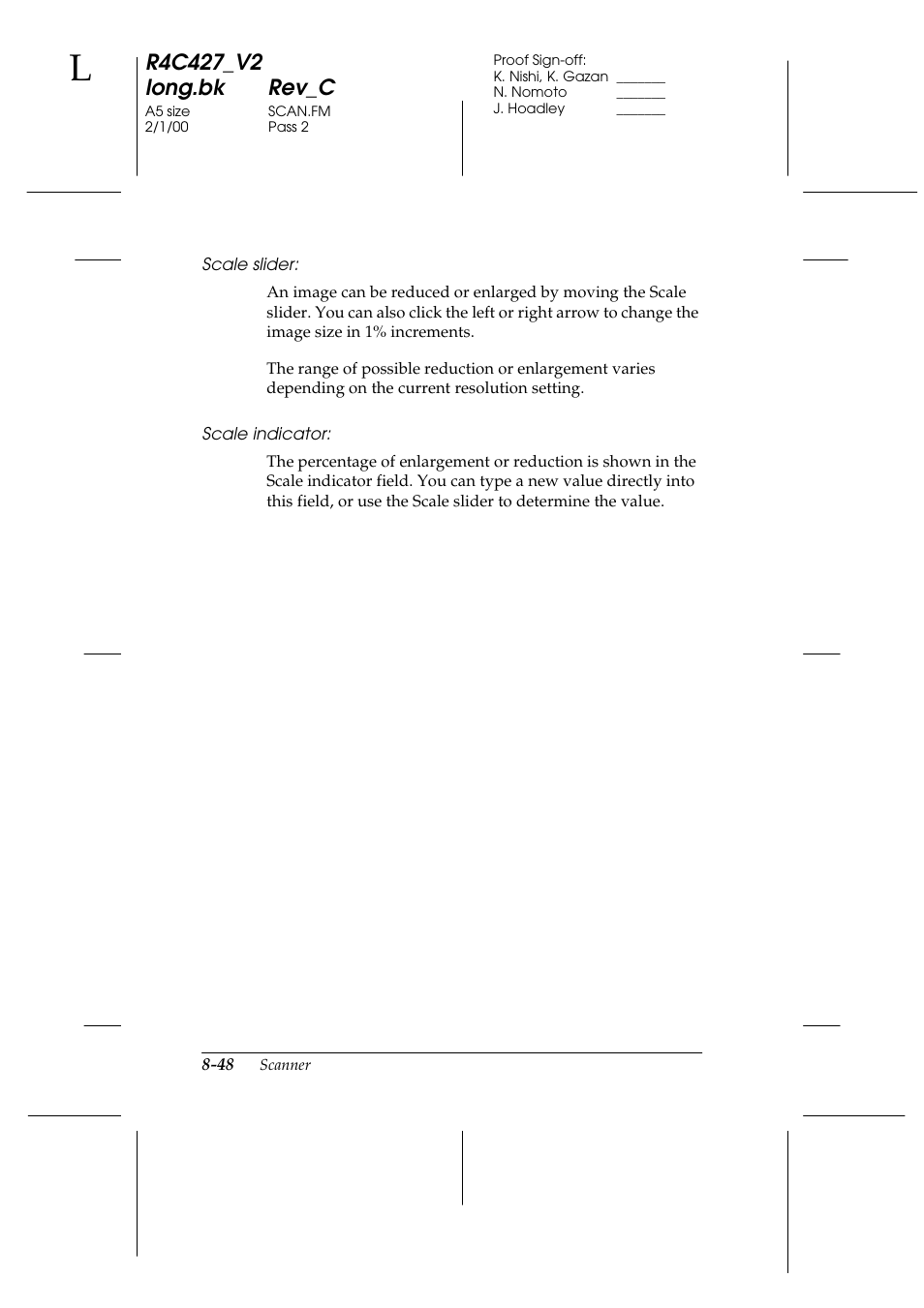 Epson Stylus Scan 2500 User Manual | Page 153 / 293
