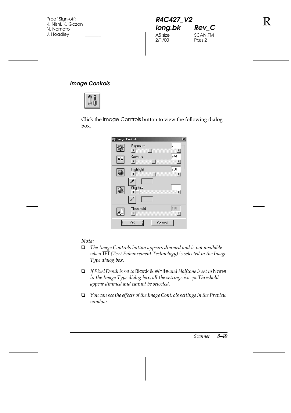 Epson Stylus Scan 2500 User Manual | Page 154 / 293