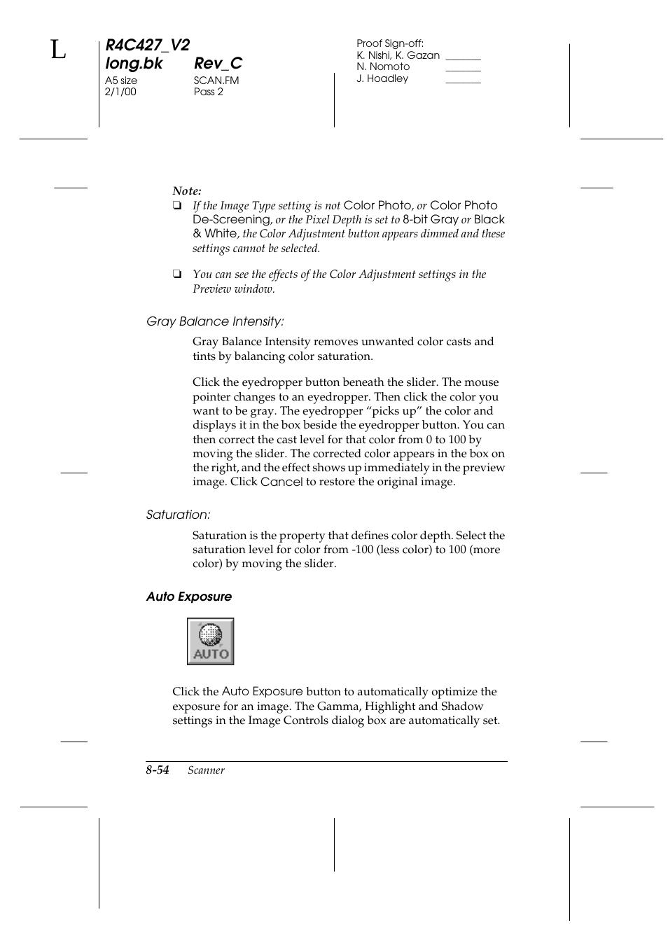 Epson Stylus Scan 2500 User Manual | Page 159 / 293