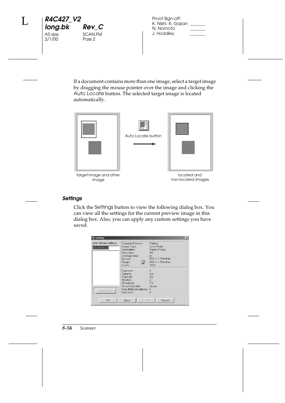 Epson Stylus Scan 2500 User Manual | Page 161 / 293