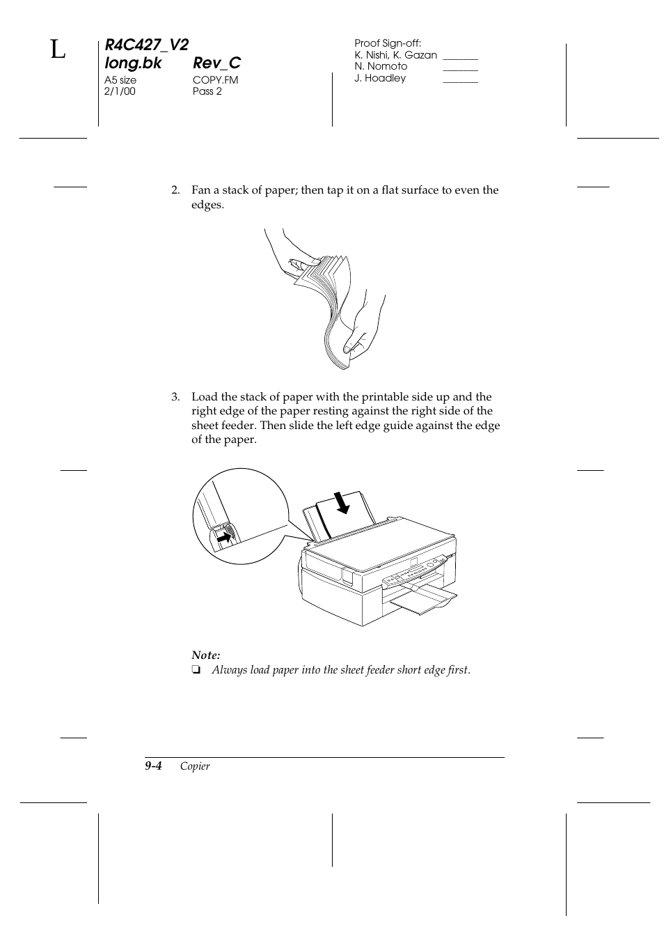 Epson Stylus Scan 2500 User Manual | Page 169 / 293