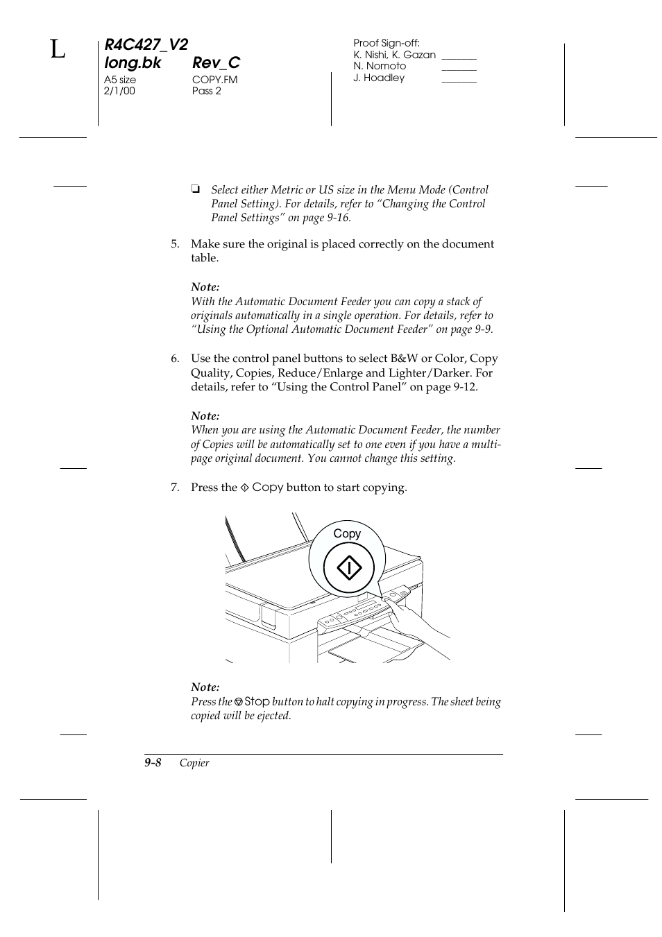 Epson Stylus Scan 2500 User Manual | Page 173 / 293