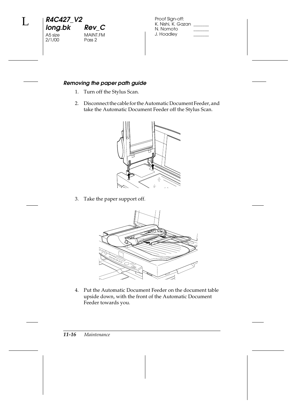 Epson Stylus Scan 2500 User Manual | Page 215 / 293