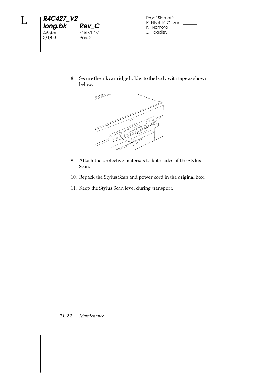 Epson Stylus Scan 2500 User Manual | Page 223 / 293