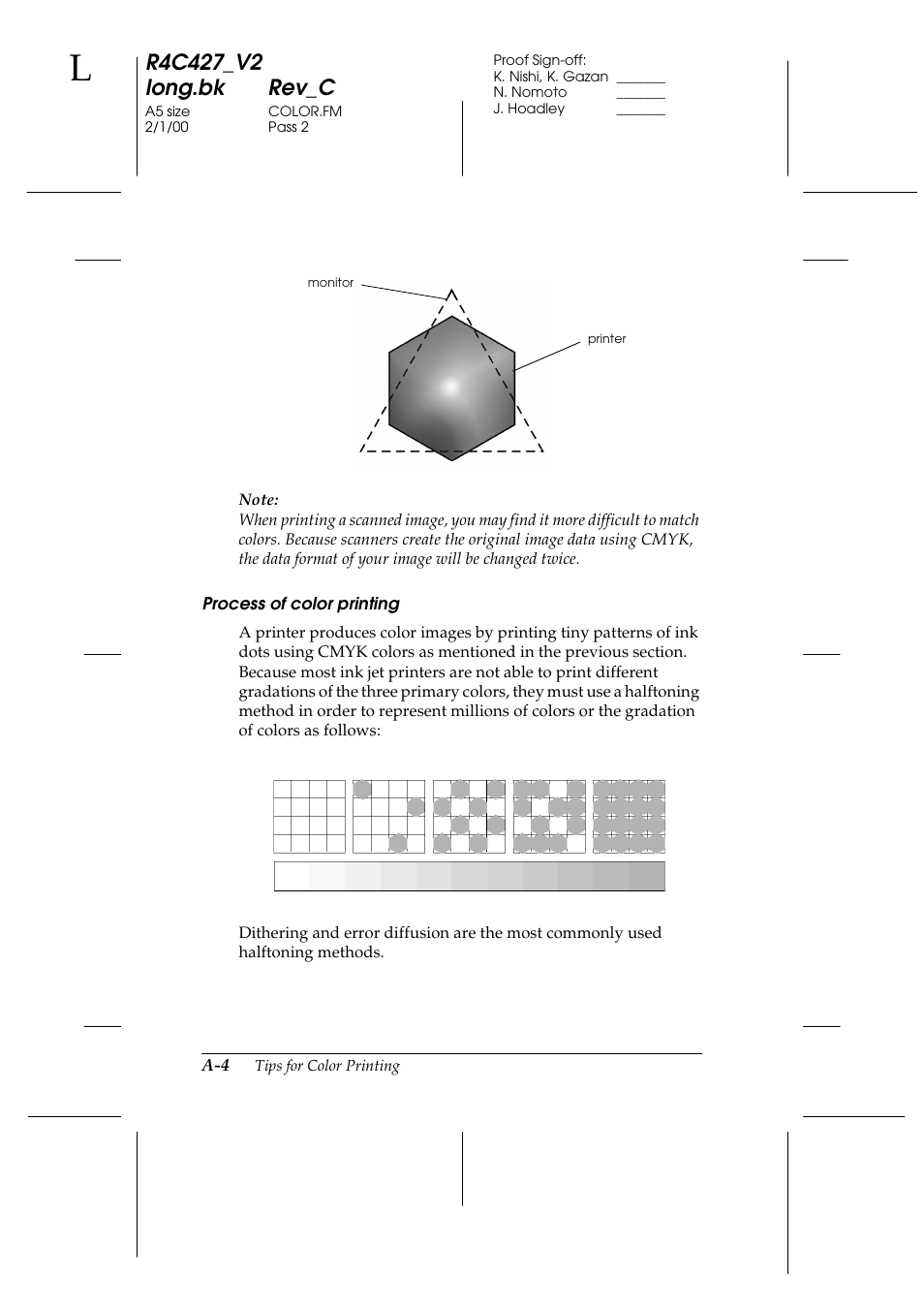Epson Stylus Scan 2500 User Manual | Page 259 / 293