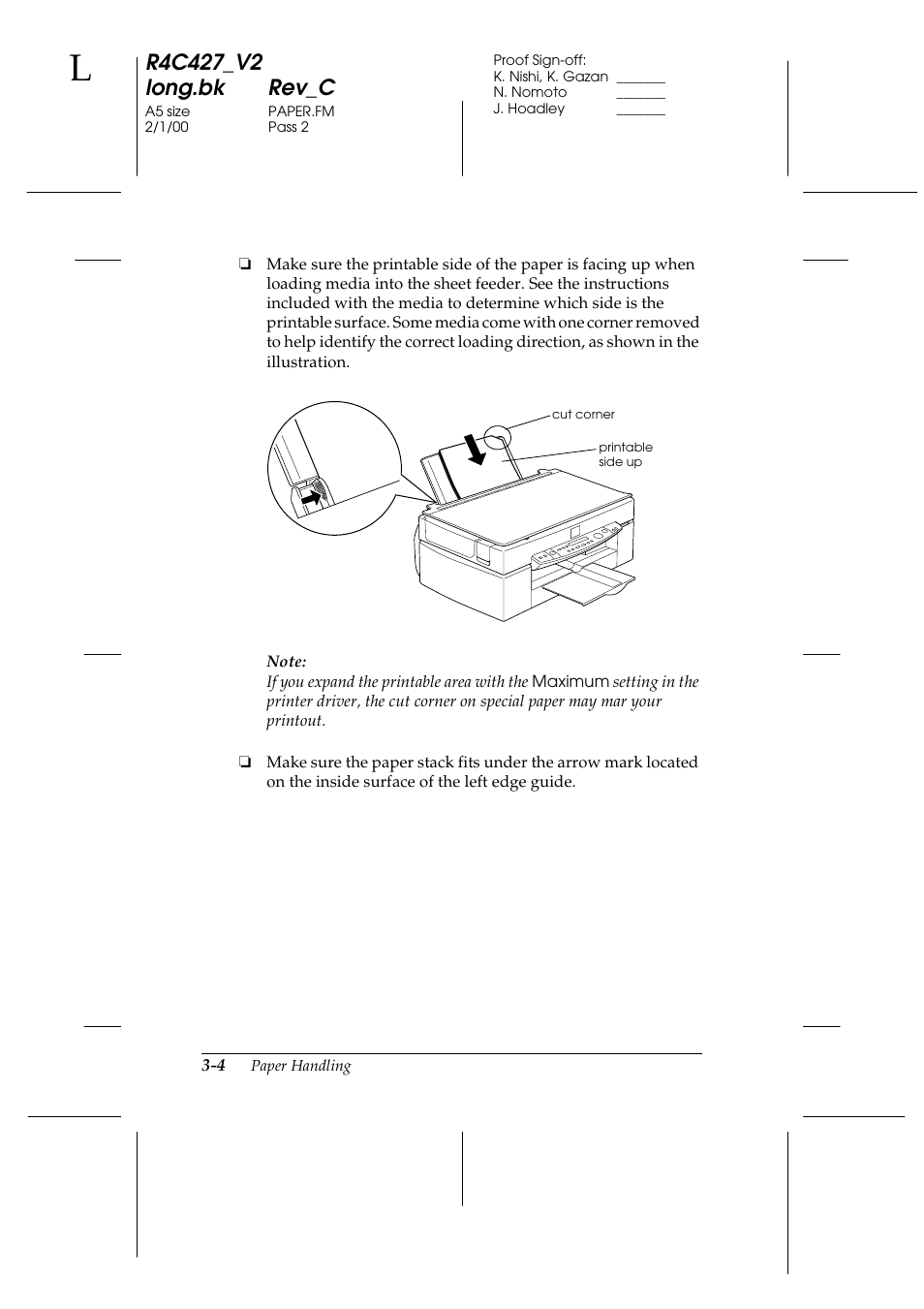 Epson Stylus Scan 2500 User Manual | Page 27 / 293