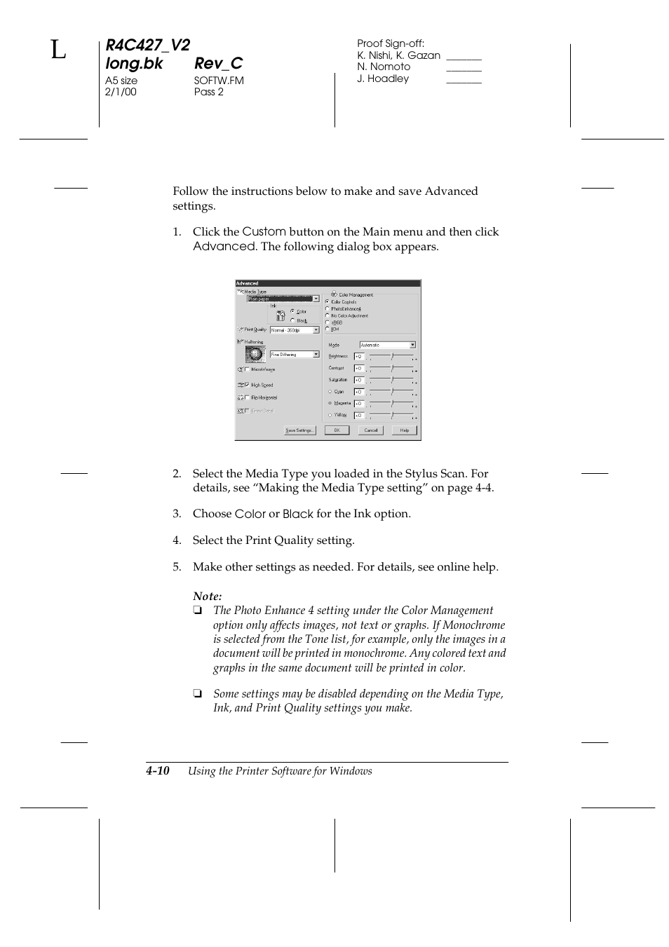 Epson Stylus Scan 2500 User Manual | Page 45 / 293
