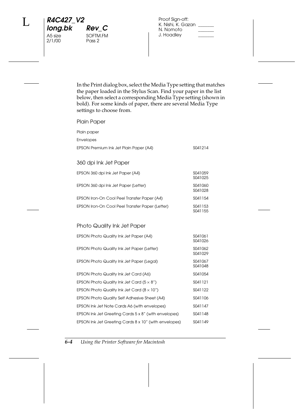 Epson Stylus Scan 2500 User Manual | Page 75 / 293