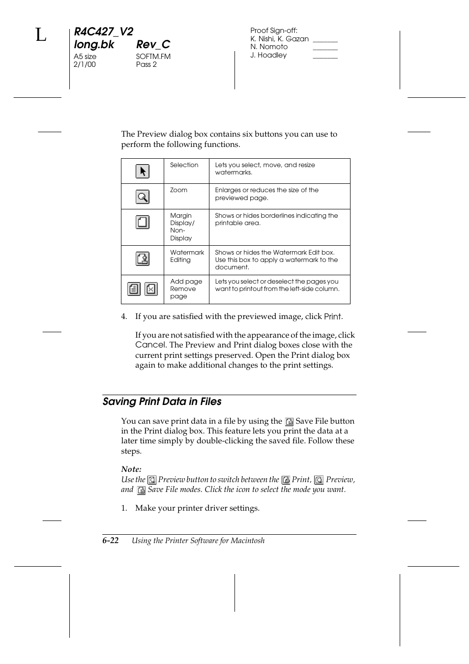 Saving print data in files, Saving print data in files -23 | Epson Stylus Scan 2500 User Manual | Page 93 / 293