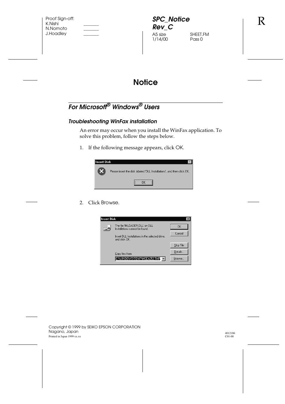 Epson Stylus Scan 2500 User Manual | 3 pages