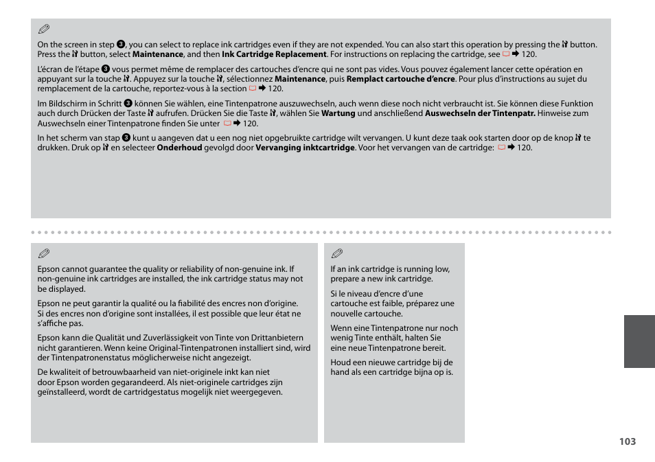 Epson Stylus SX620FW User Manual | Page 103 / 148