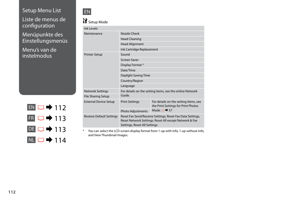 R& 112 | Epson Stylus SX620FW User Manual | Page 112 / 148