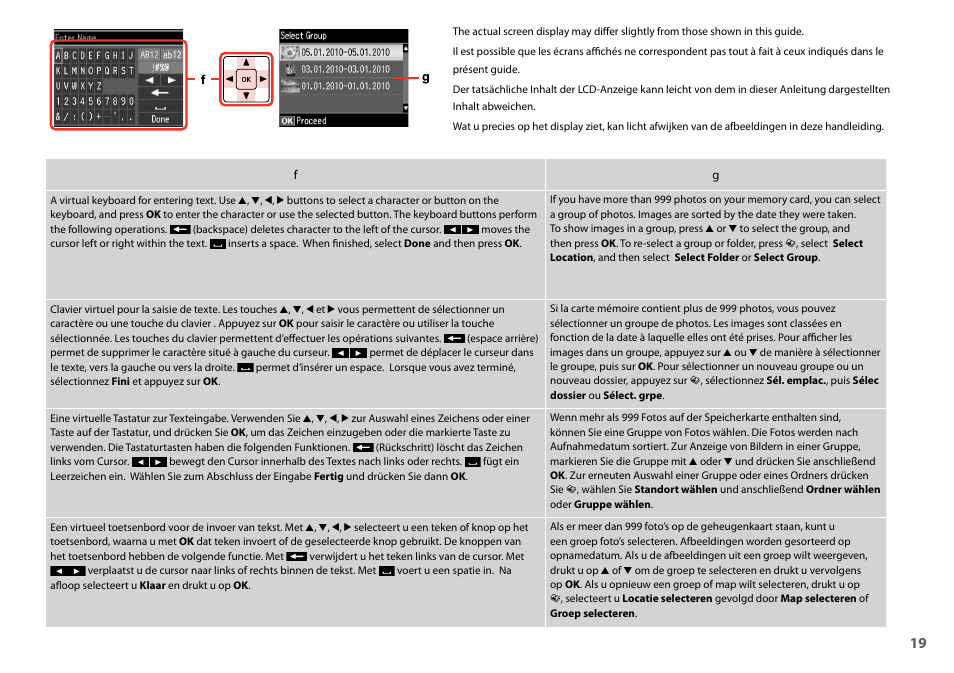 Epson Stylus SX620FW User Manual | Page 19 / 148