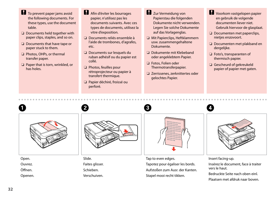Epson Stylus SX620FW User Manual | Page 32 / 148
