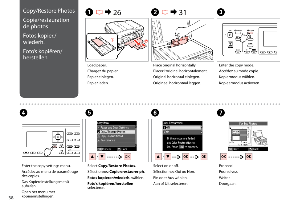 Epson Stylus SX620FW User Manual | Page 38 / 148