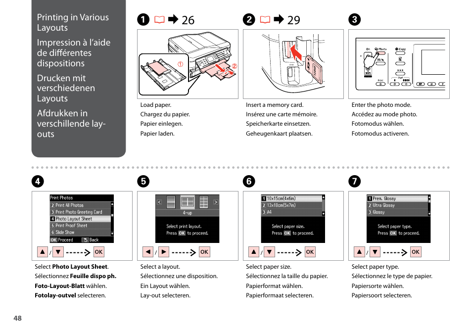 Epson Stylus SX620FW User Manual | Page 48 / 148
