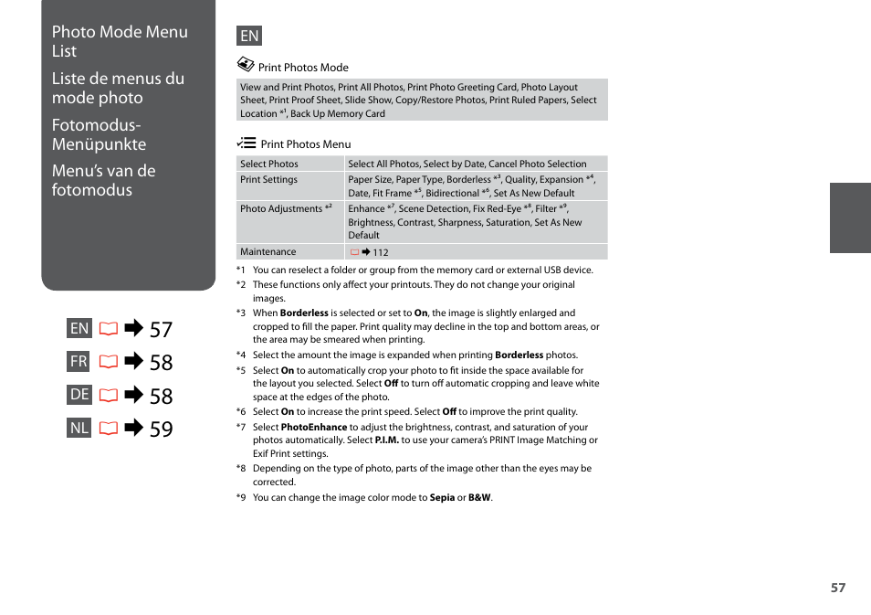 R& 57 | Epson Stylus SX620FW User Manual | Page 57 / 148