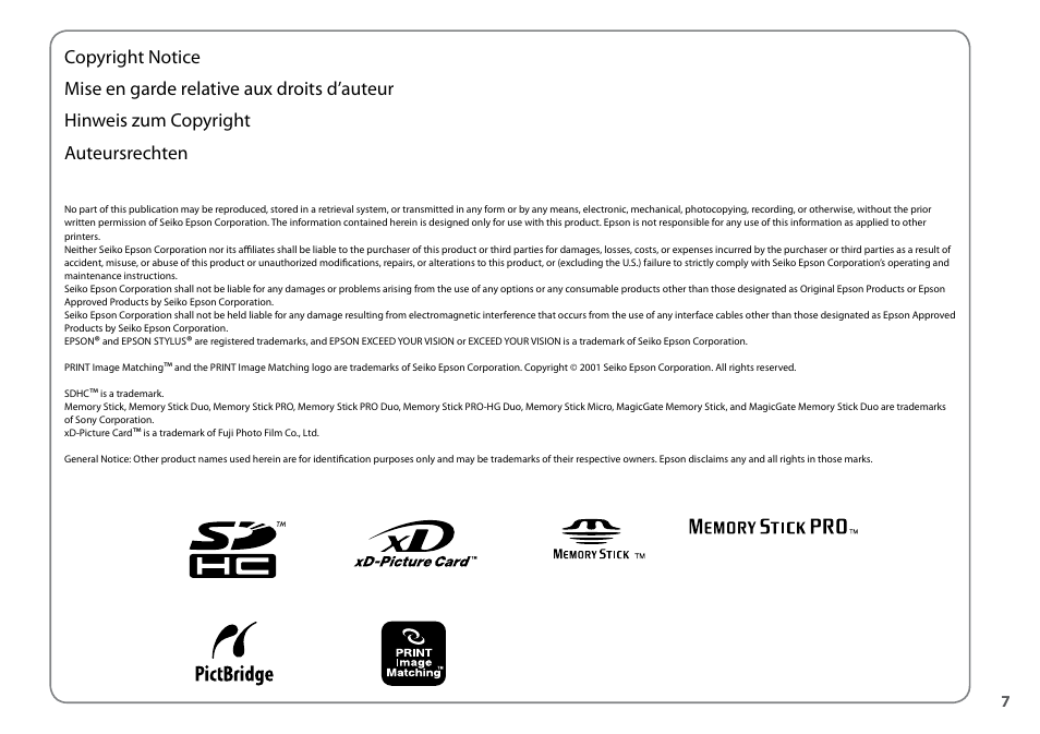 Epson Stylus SX620FW User Manual | Page 7 / 148