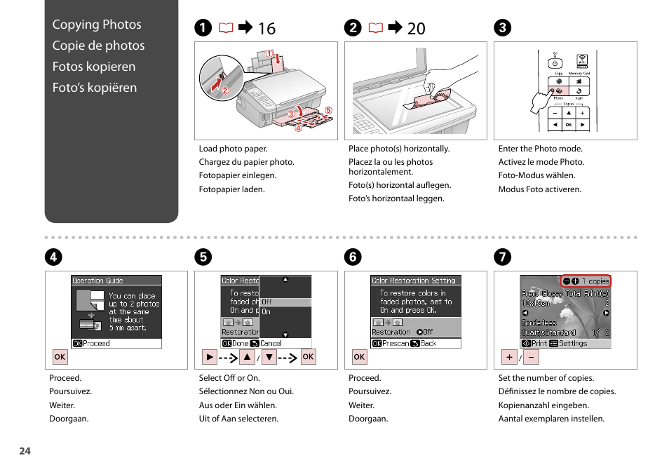 Ar & 16 b r & 20 | Epson Stylus SX510W User Manual | Page 24 / 72