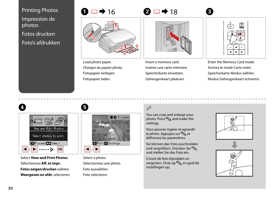Ar & 16 b r & 18 c | Epson Stylus SX510W User Manual | Page 30 / 72