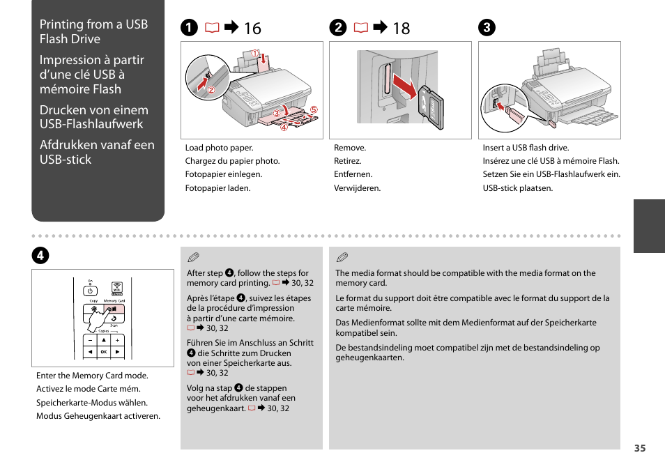 Ar & 16 b r & 18 c d | Epson Stylus SX510W User Manual | Page 35 / 72