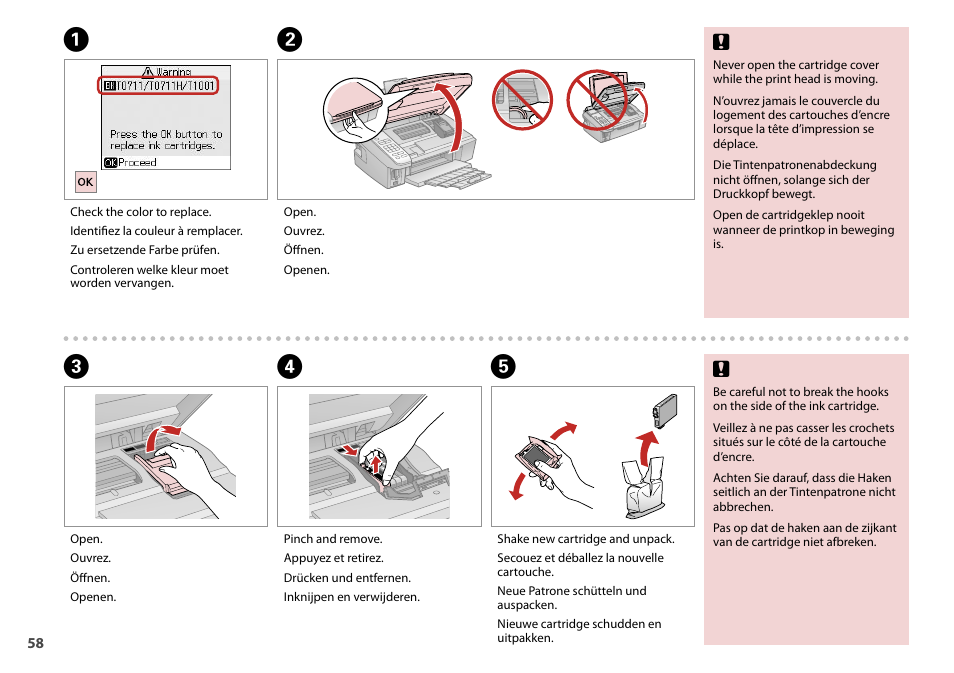 Ab c d e | Epson Stylus SX510W User Manual | Page 58 / 72