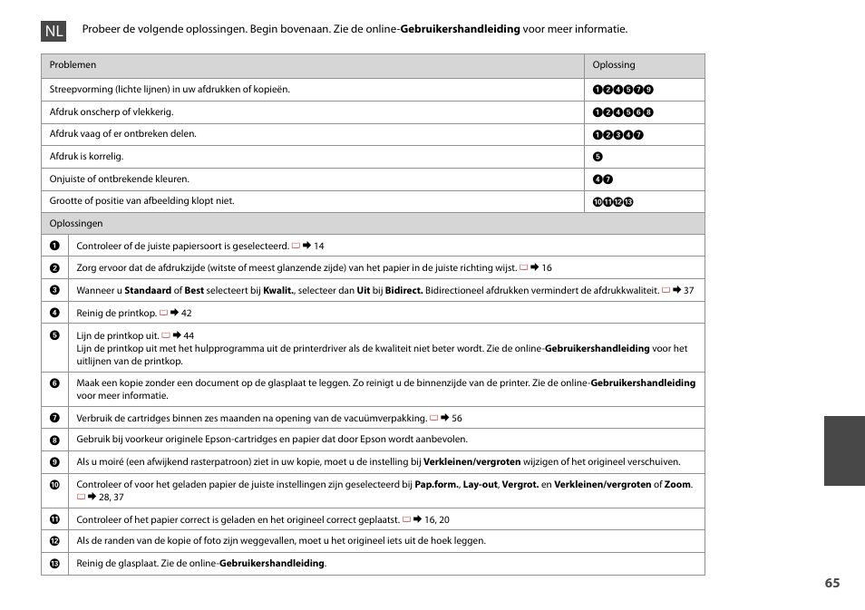 Epson Stylus SX510W User Manual | Page 65 / 72