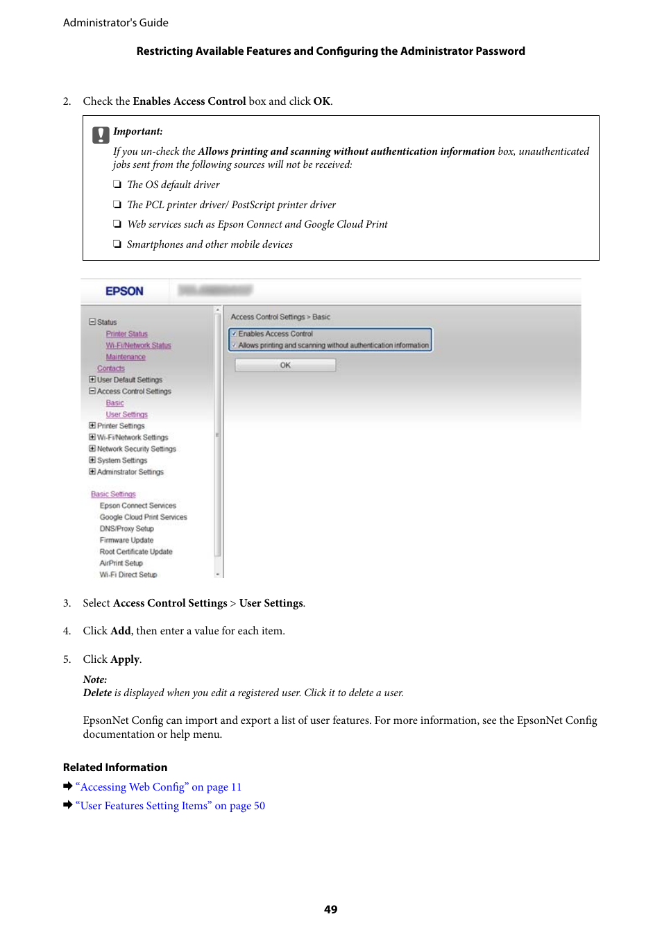 Epson WorkForce Pro WF-R8590 DTWF User Manual | Page 49 / 69