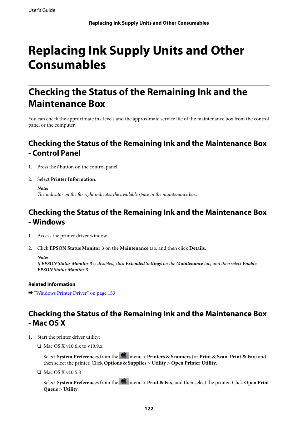 Replacing ink supply units and other consumables | Epson WorkForce Pro WF-R8590 DTWF User Manual | Page 122 / 243