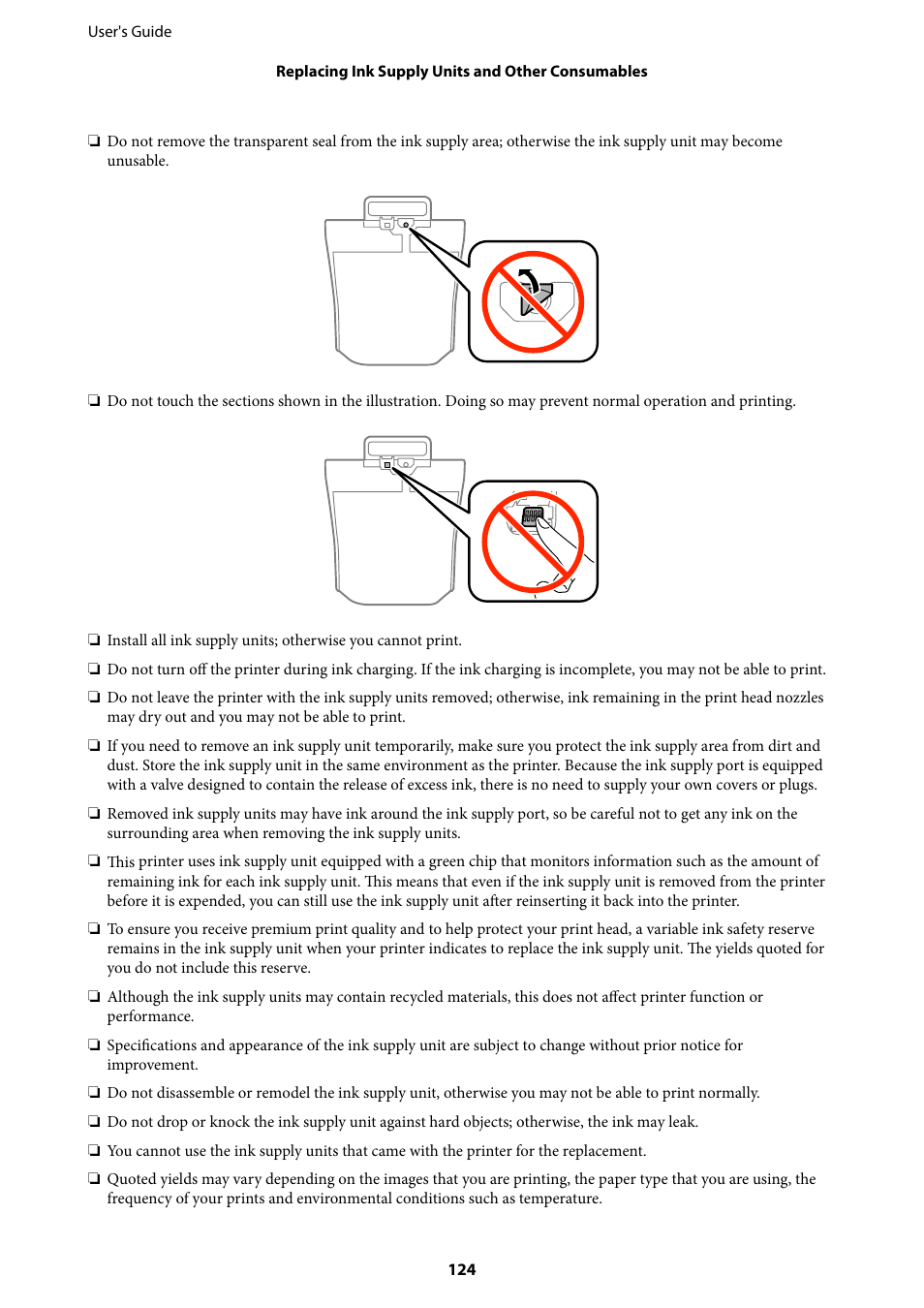 Epson WorkForce Pro WF-R8590 DTWF User Manual | Page 124 / 243