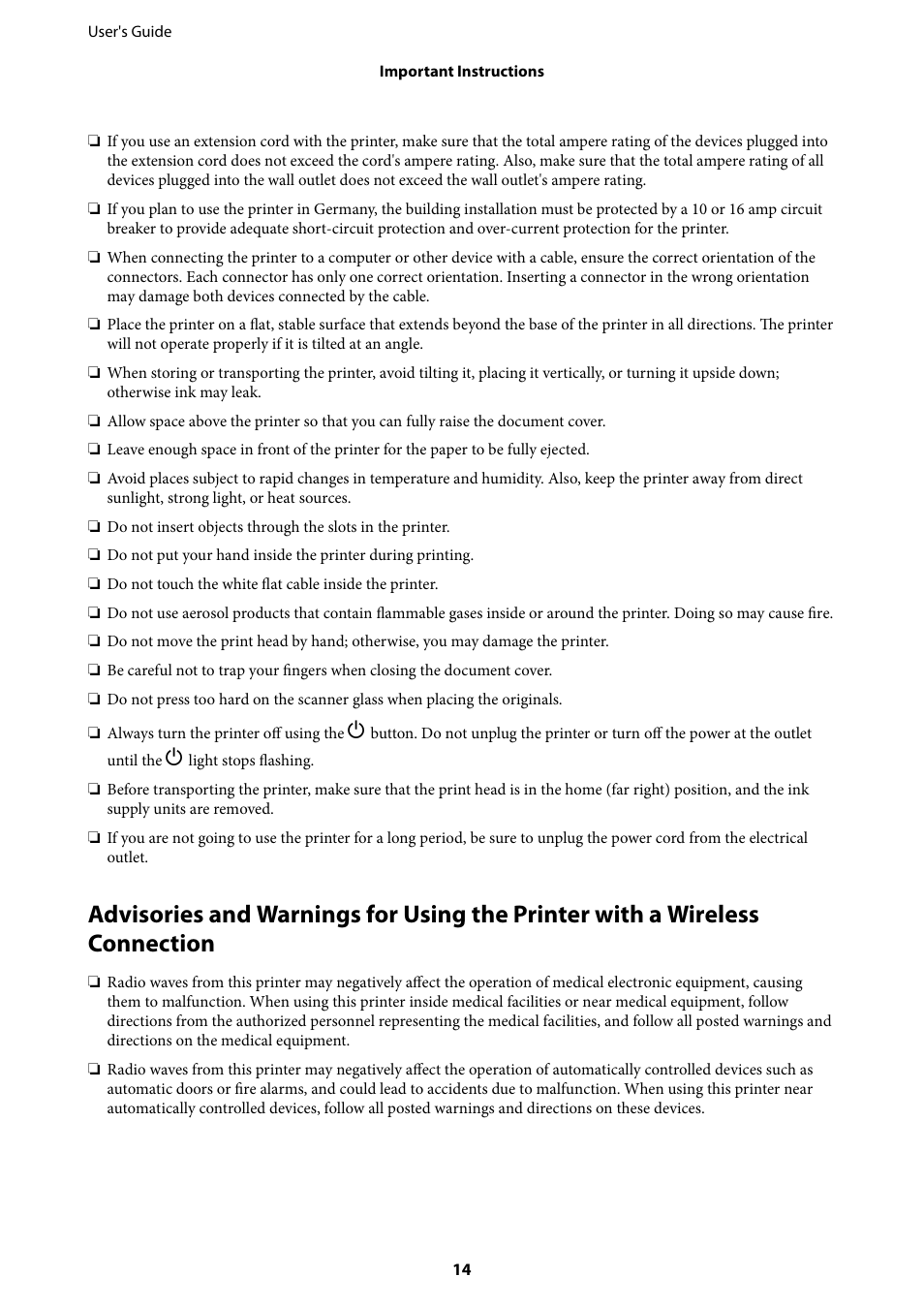 Epson WorkForce Pro WF-R8590 DTWF User Manual | Page 14 / 243