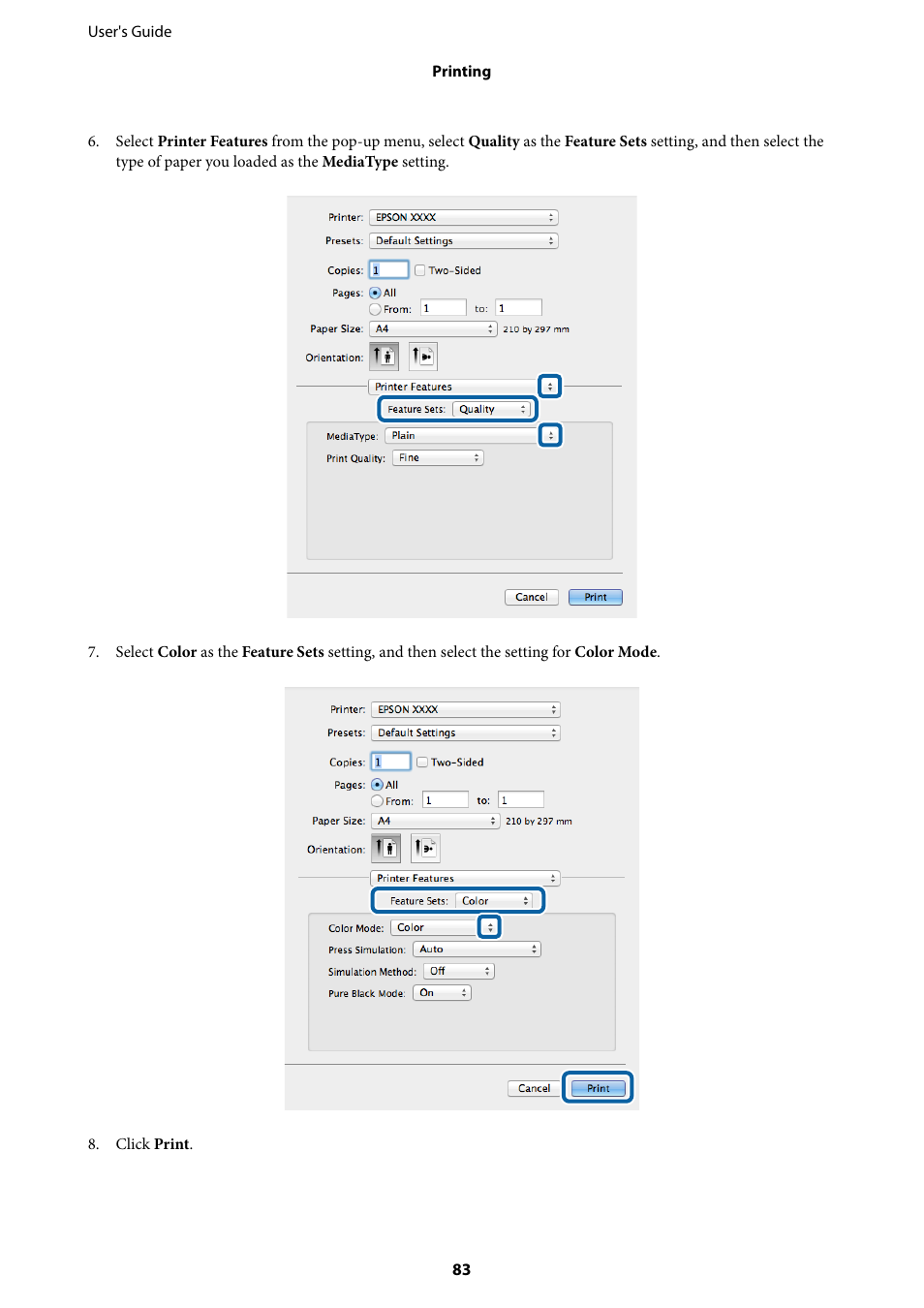 Epson WorkForce Pro WF-R8590 DTWF User Manual | Page 83 / 243