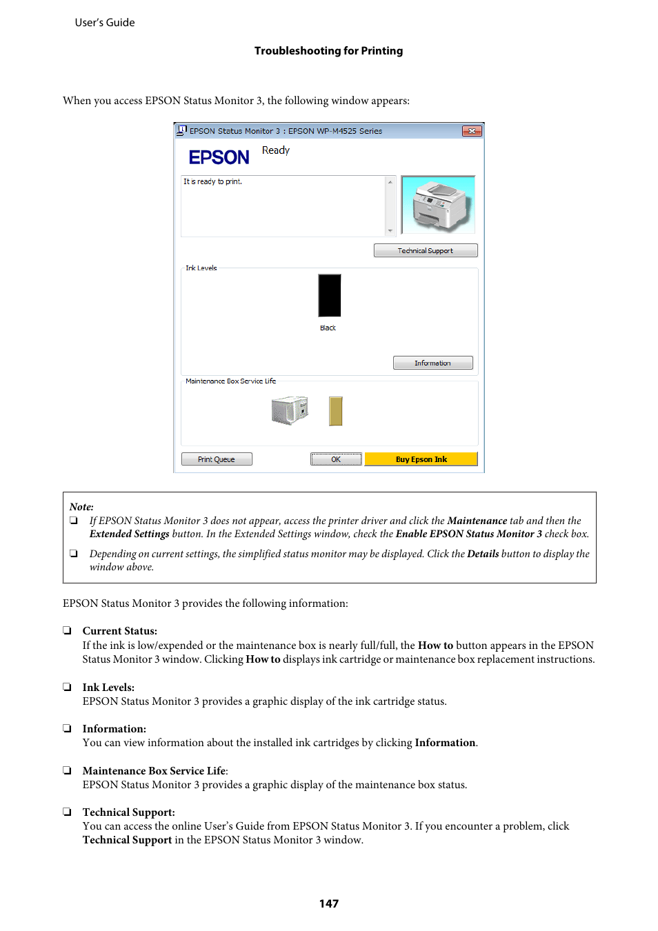 Epson WP-M4595DNF User Manual | Page 147 / 203