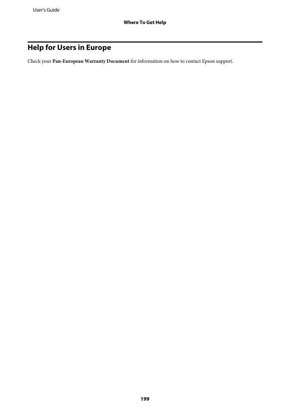 Help for users in europe | Epson WP-M4595DNF User Manual | Page 199 / 203