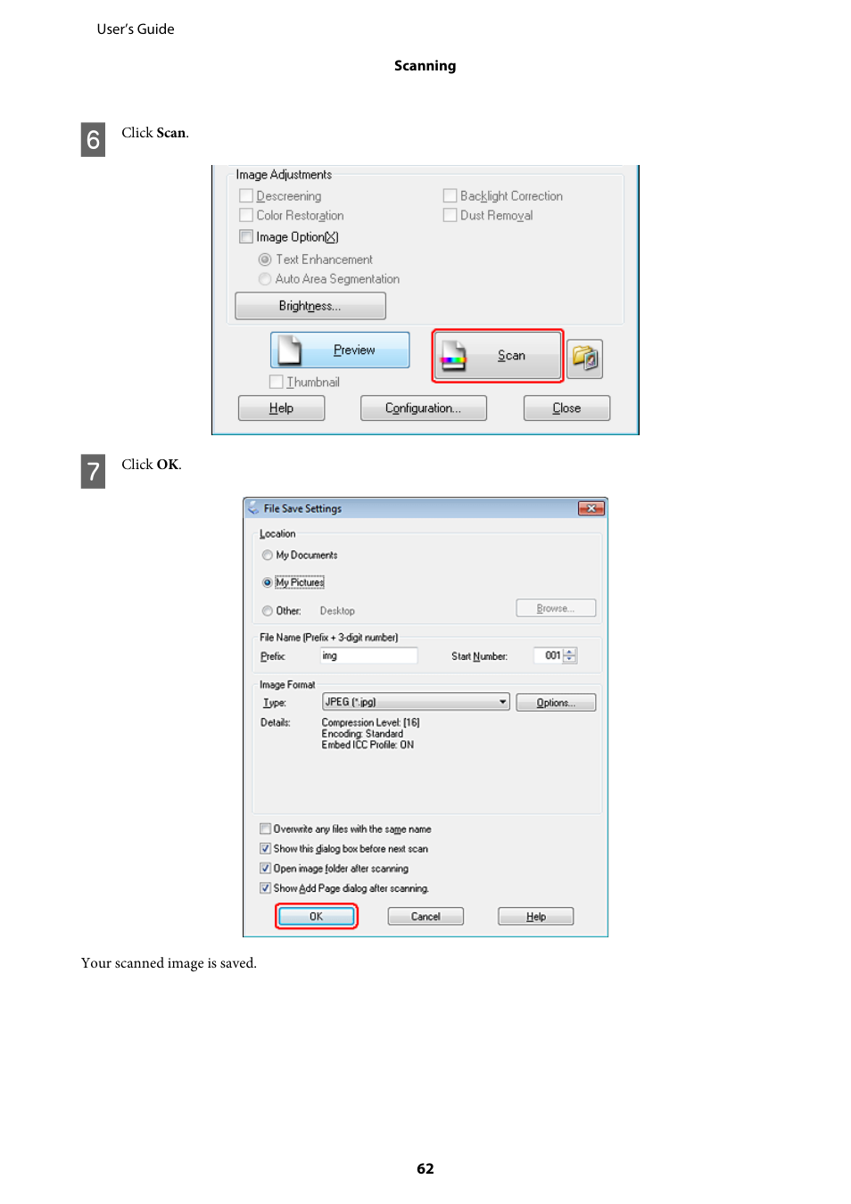 Epson WP-M4595DNF User Manual | Page 62 / 203