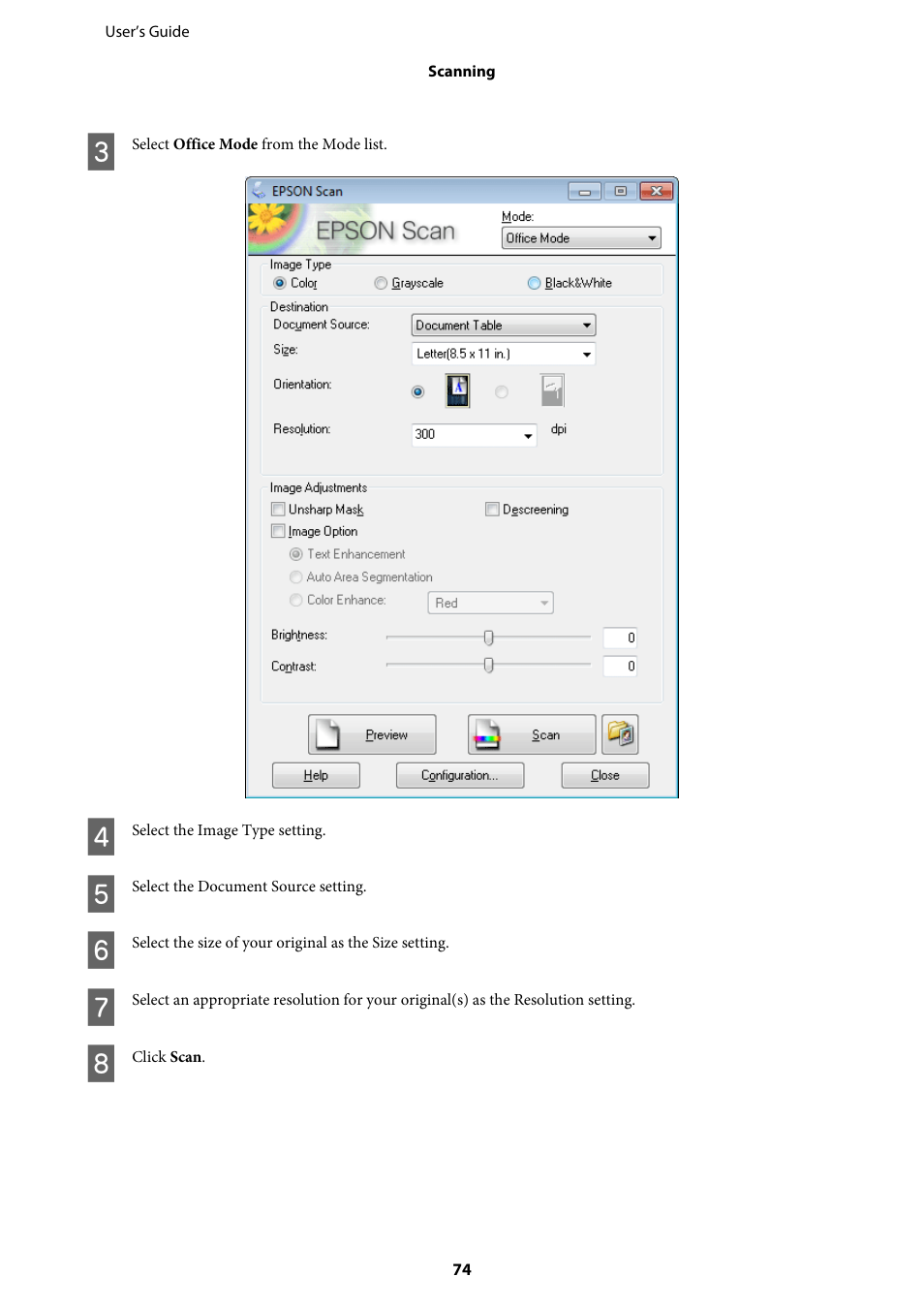 Epson WP-M4595DNF User Manual | Page 74 / 203