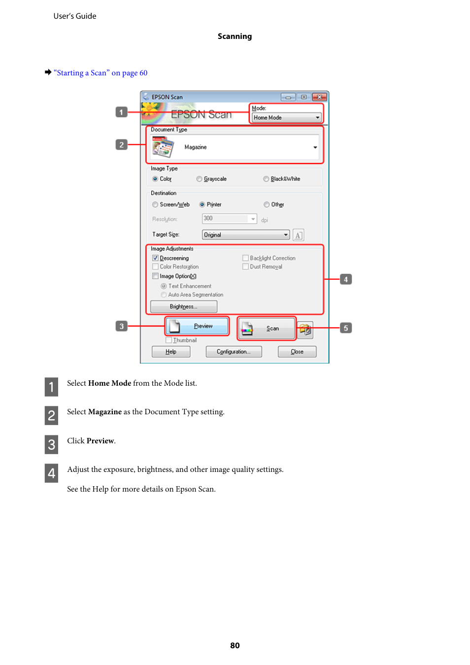 Epson WP-M4595DNF User Manual | Page 80 / 203