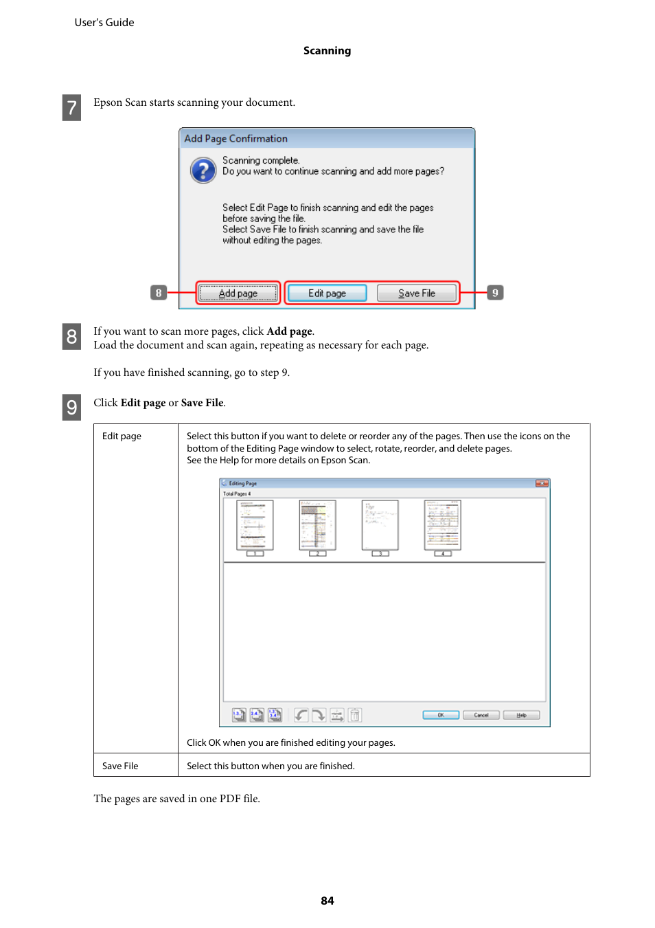 Epson WP-M4595DNF User Manual | Page 84 / 203