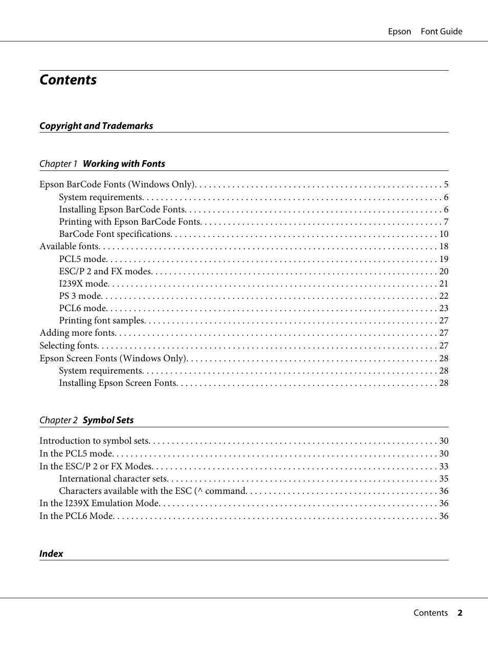 Epson AcuLaser C9300 User Manual | Page 2 / 39