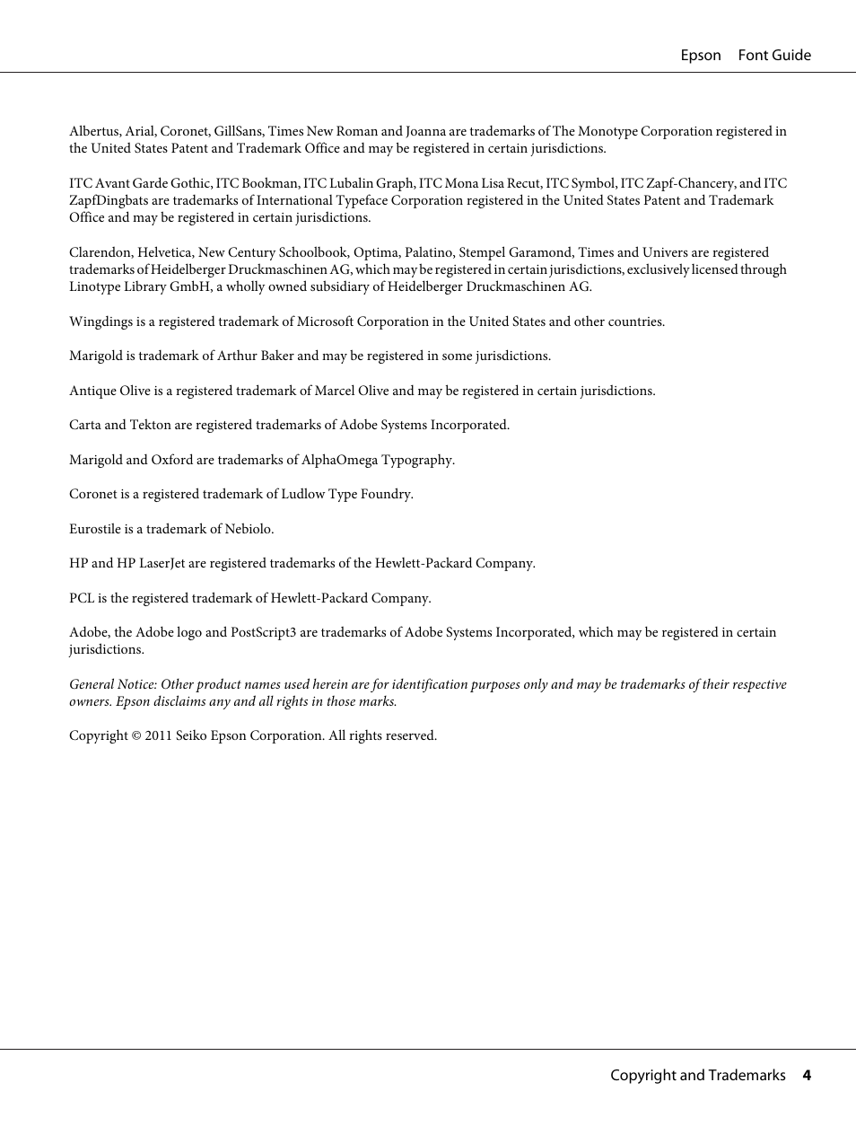Epson AcuLaser C9300 User Manual | Page 4 / 39