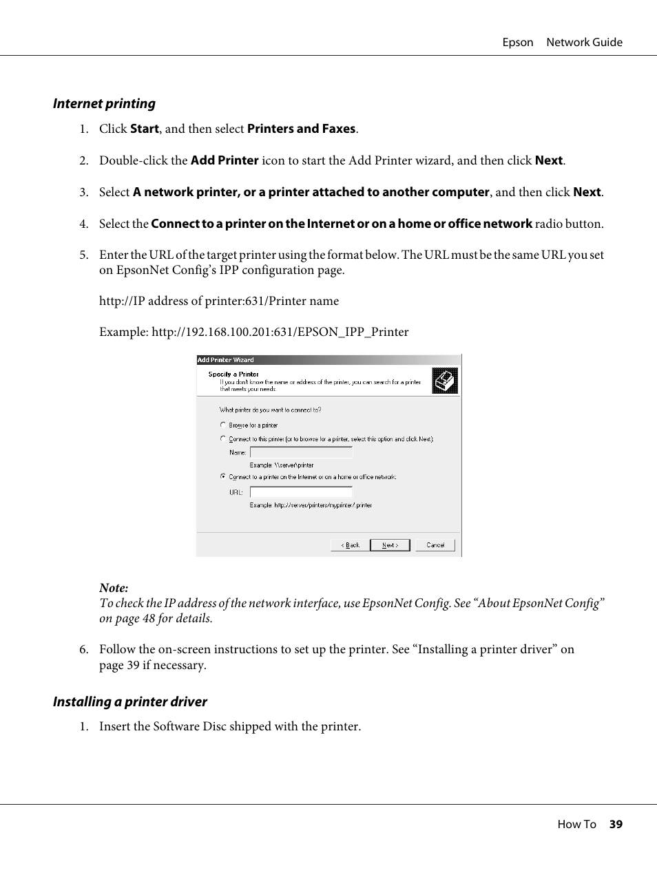Epson AcuLaser C9300 User Manual | Page 39 / 92