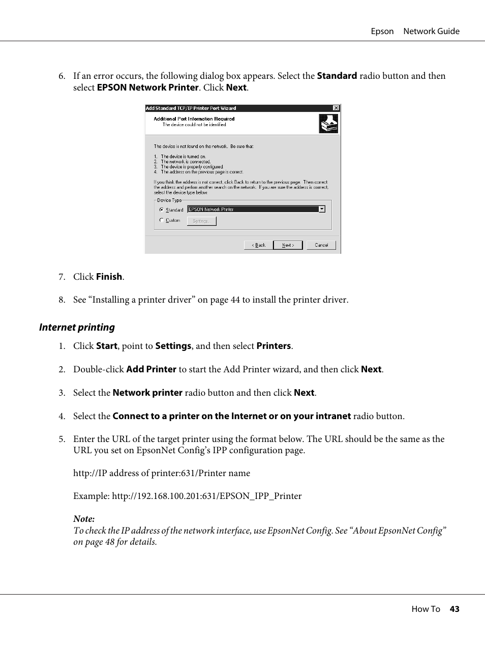 Epson AcuLaser C9300 User Manual | Page 43 / 92