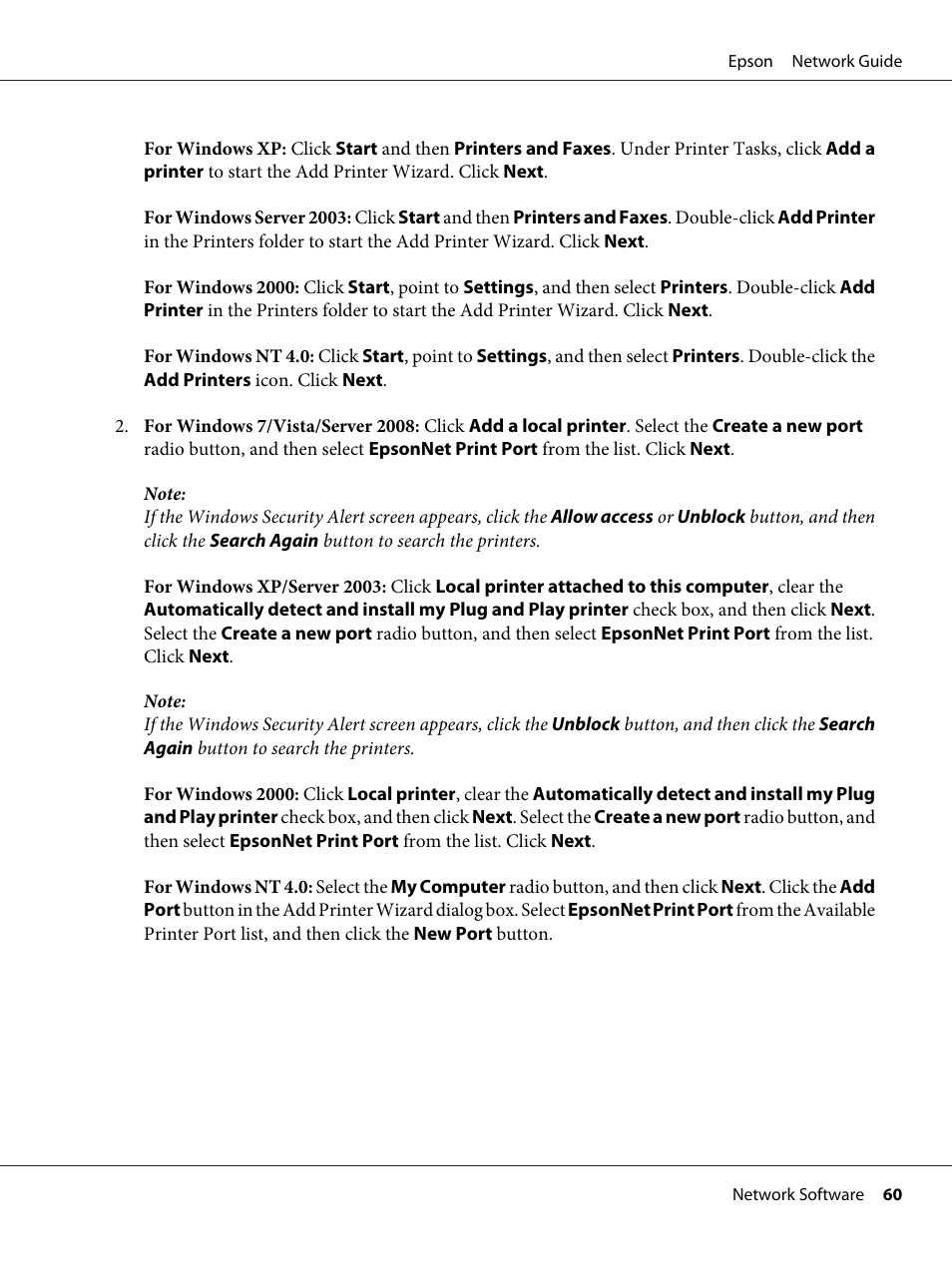Epson AcuLaser C9300 User Manual | Page 60 / 92
