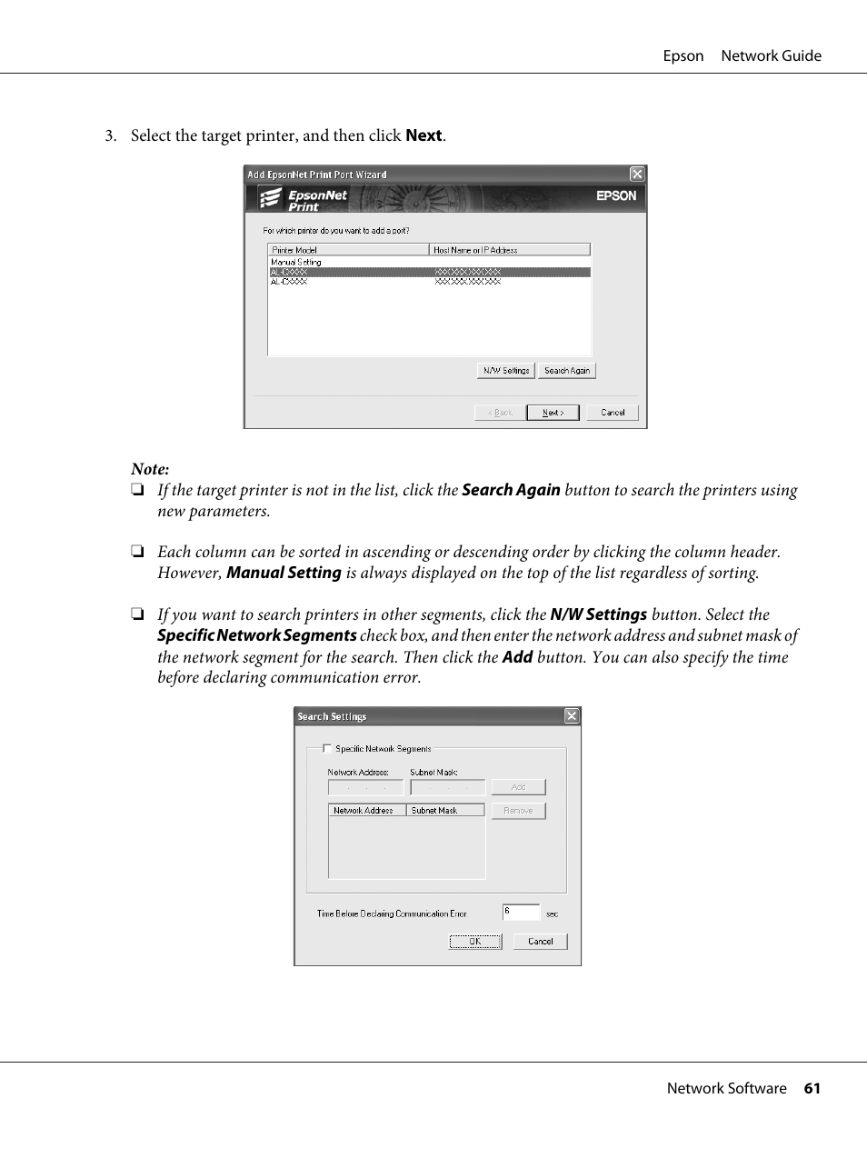 Epson AcuLaser C9300 User Manual | Page 61 / 92