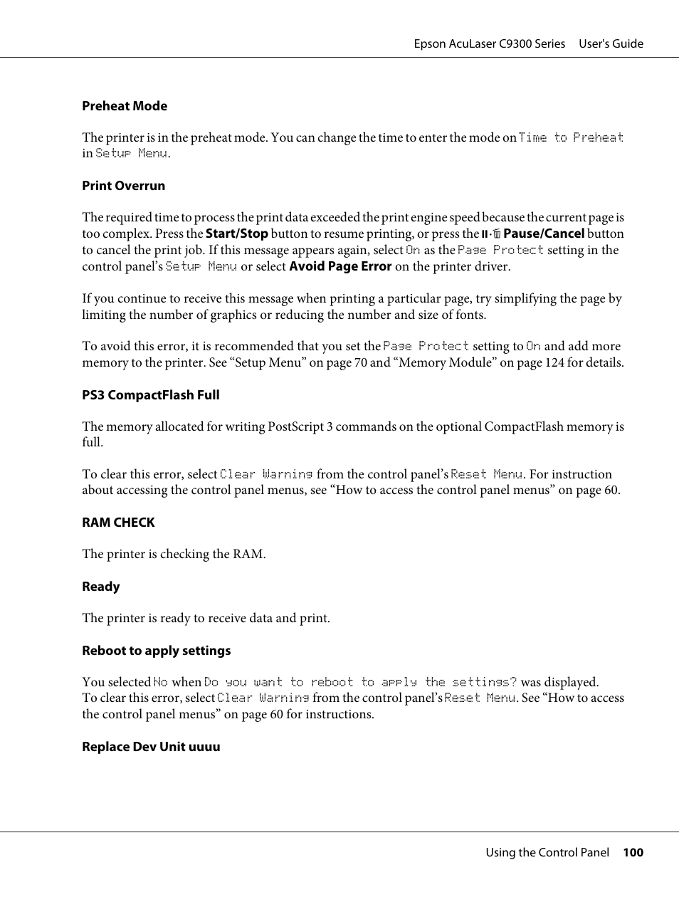 Epson AcuLaser C9300 User Manual | Page 100 / 210