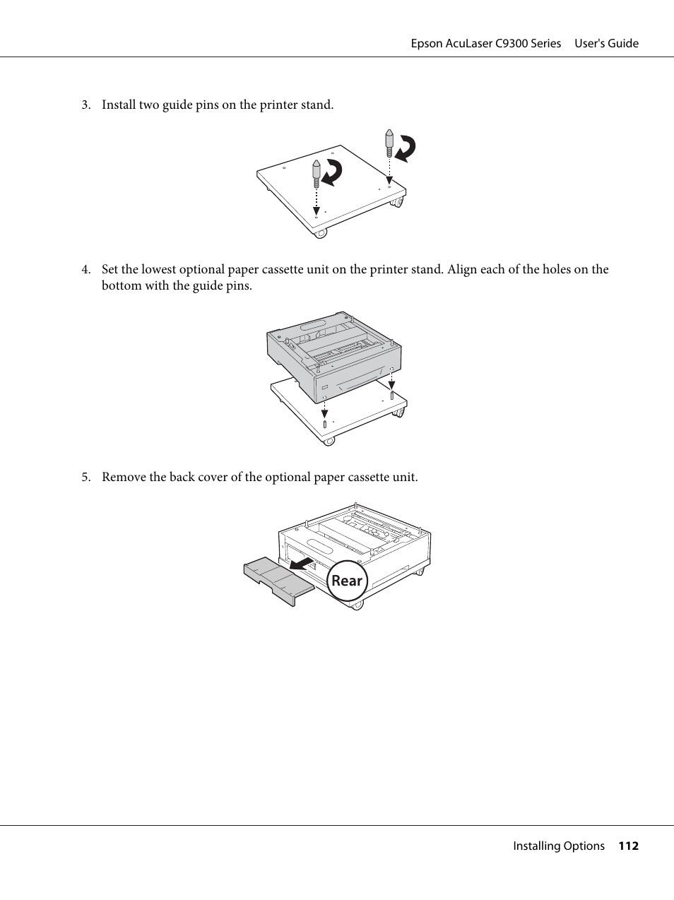 Epson AcuLaser C9300 User Manual | Page 112 / 210